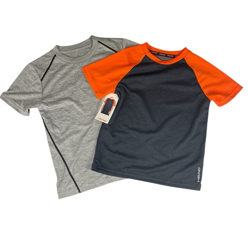 HEAD Boys 2 Pack Short Sleeve Athletic T Shirt Size S (6) NWT